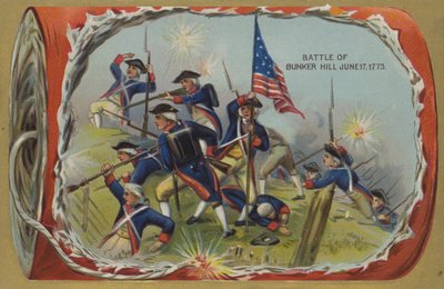 バンカーヒルの戦い、1775年6月17日 作： American School